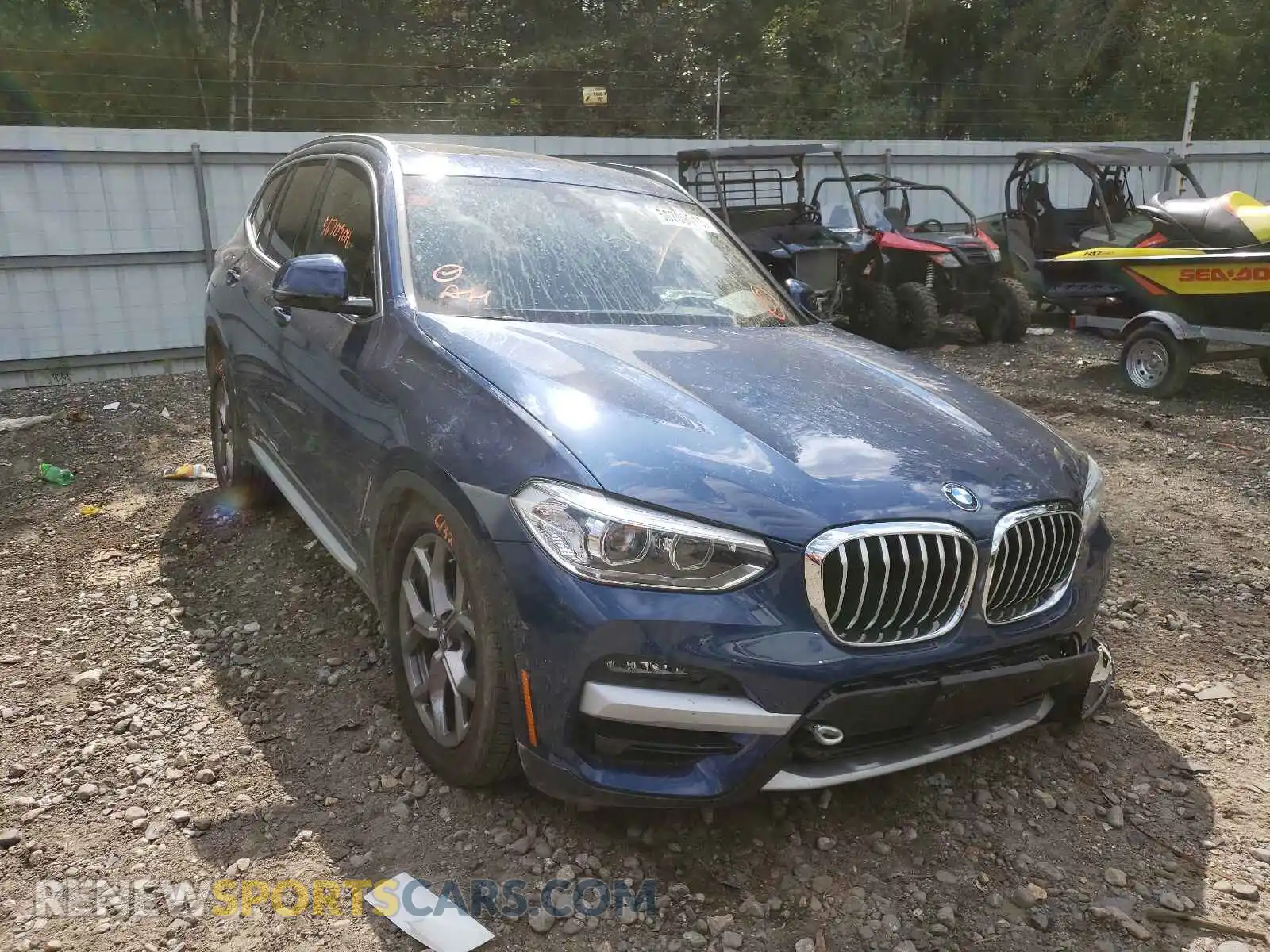 1 Photograph of a damaged car 5UXTY5C03M9D79741 BMW X3 2021