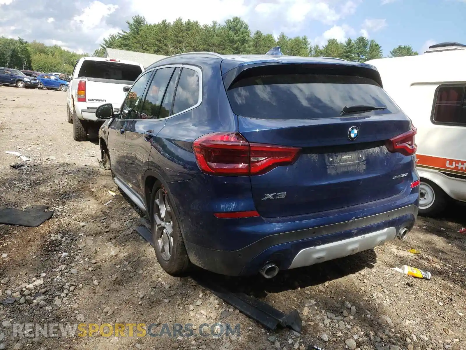 3 Photograph of a damaged car 5UXTY5C03M9D79741 BMW X3 2021