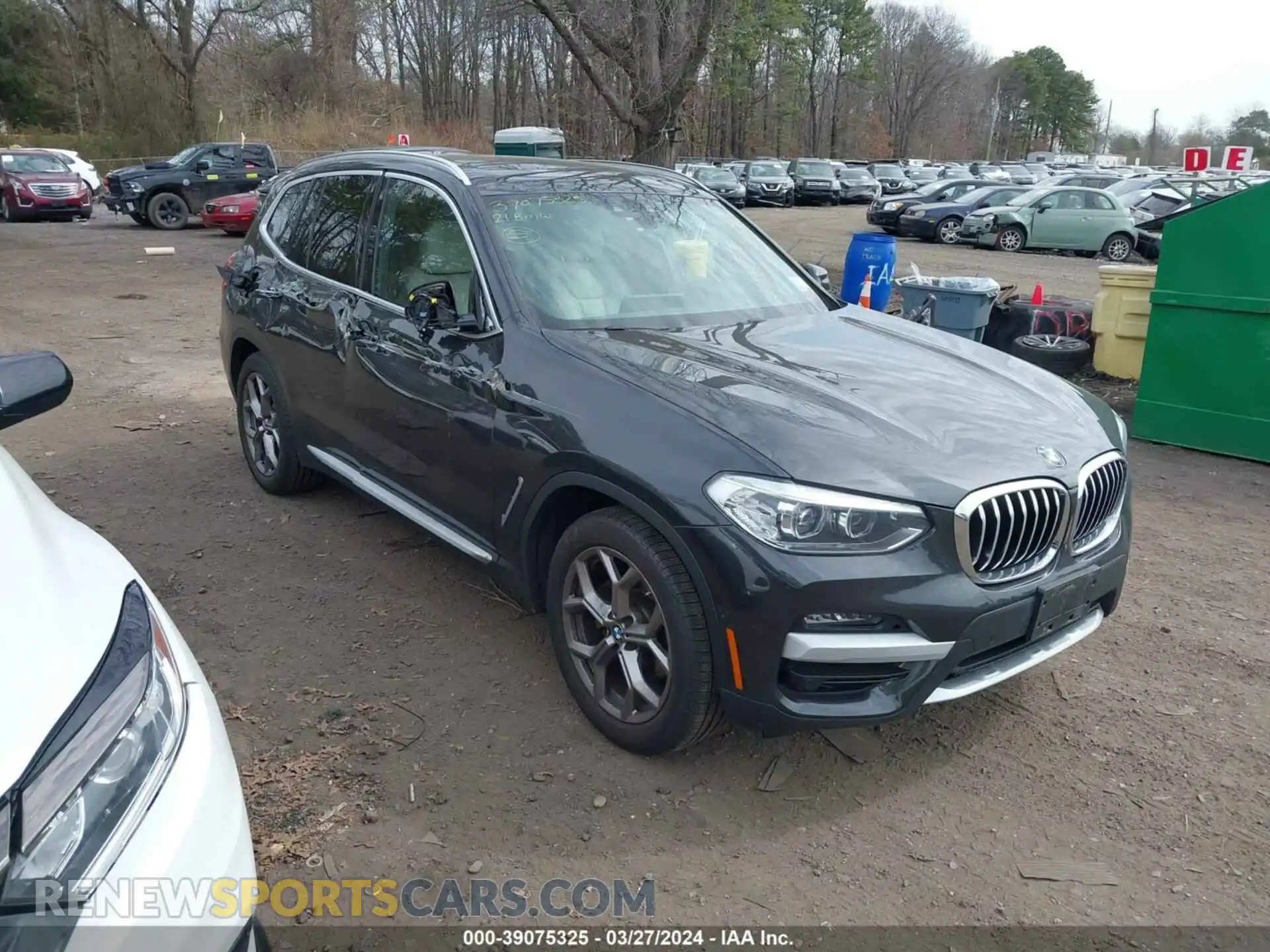 1 Photograph of a damaged car 5UXTY5C03M9D96961 BMW X3 2021