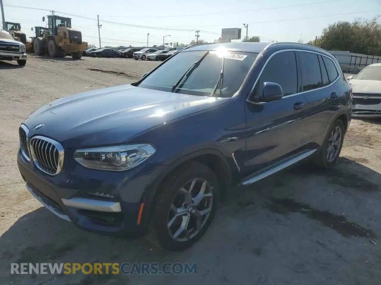 1 Photograph of a damaged car 5UXTY5C03M9E68676 BMW X3 2021