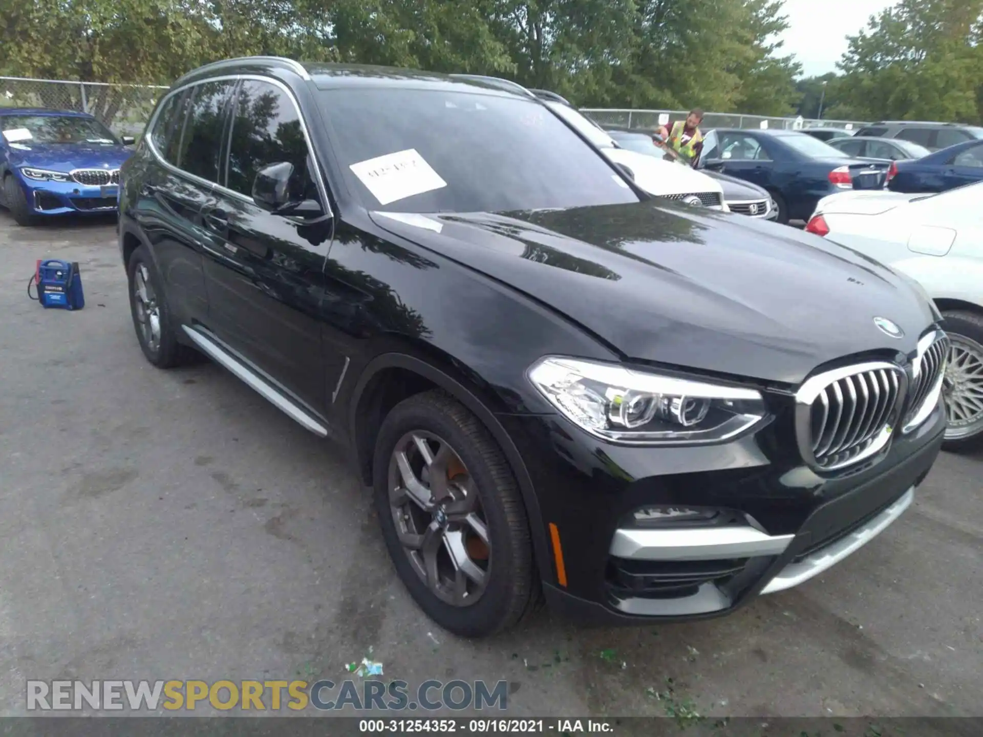 1 Photograph of a damaged car 5UXTY5C03M9F00509 BMW X3 2021