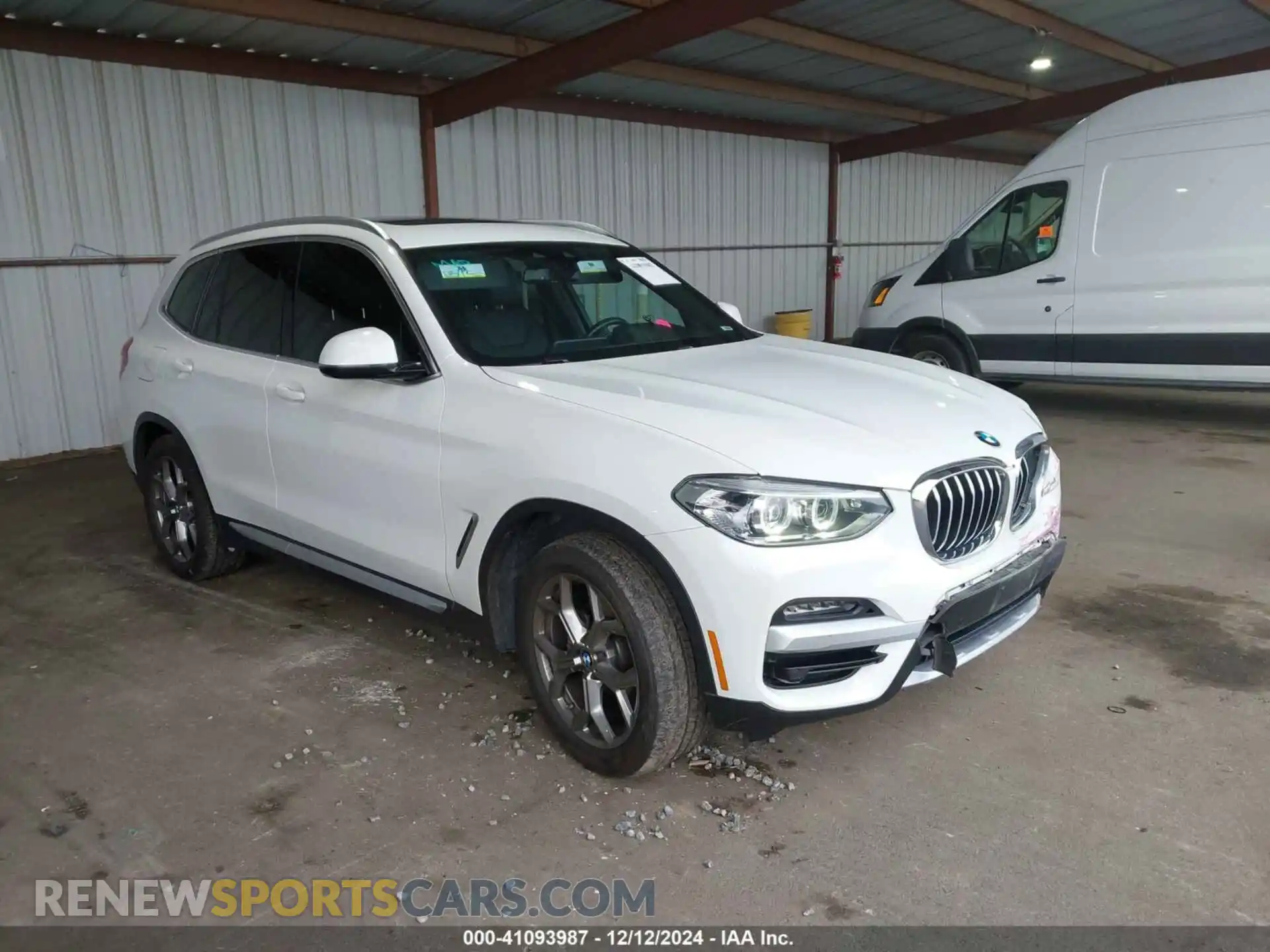 1 Photograph of a damaged car 5UXTY5C03M9F57938 BMW X3 2021