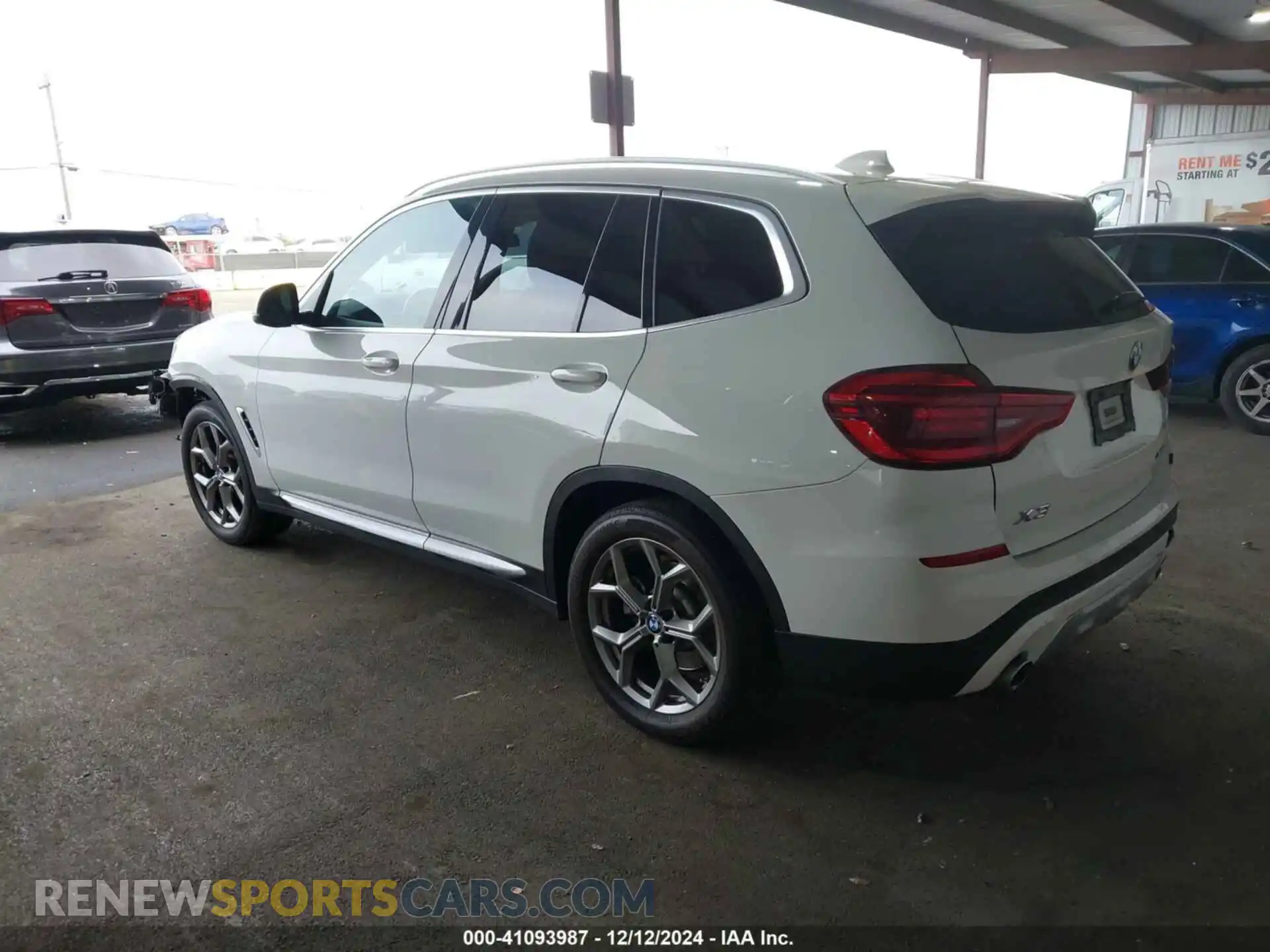 3 Photograph of a damaged car 5UXTY5C03M9F57938 BMW X3 2021