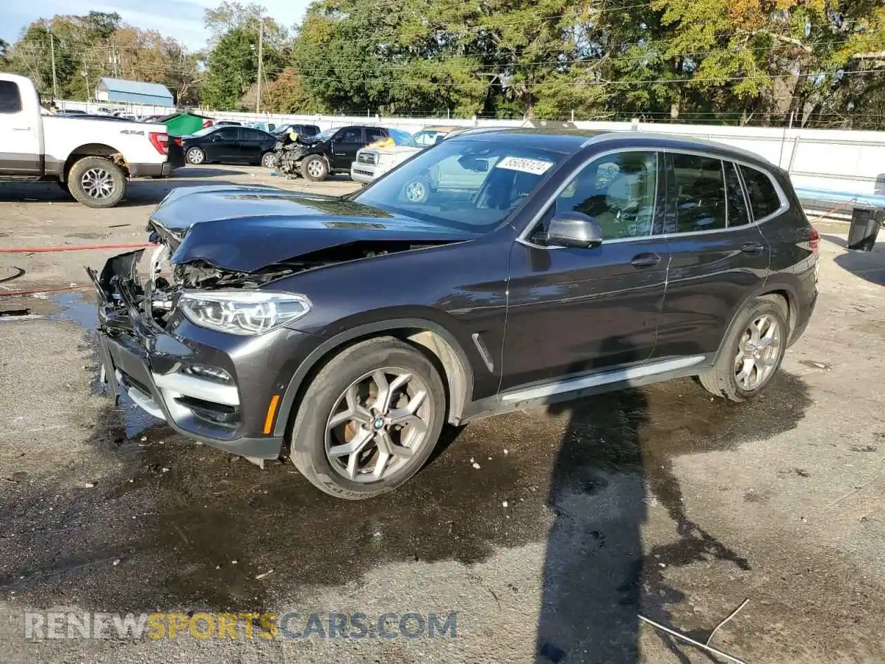1 Photograph of a damaged car 5UXTY5C03M9F93936 BMW X3 2021