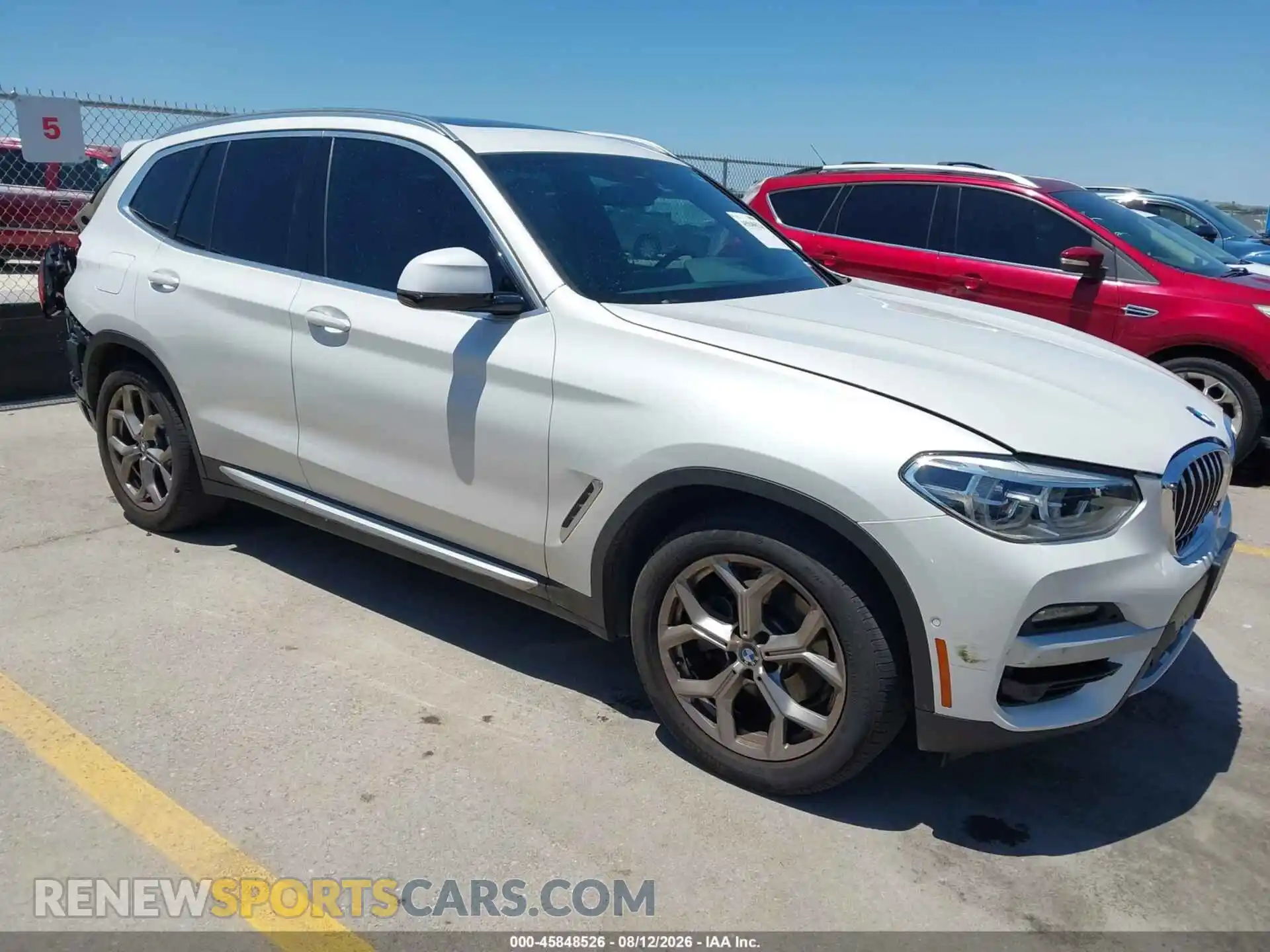 1 Photograph of a damaged car 5UXTY5C03M9F93984 BMW X3 2021