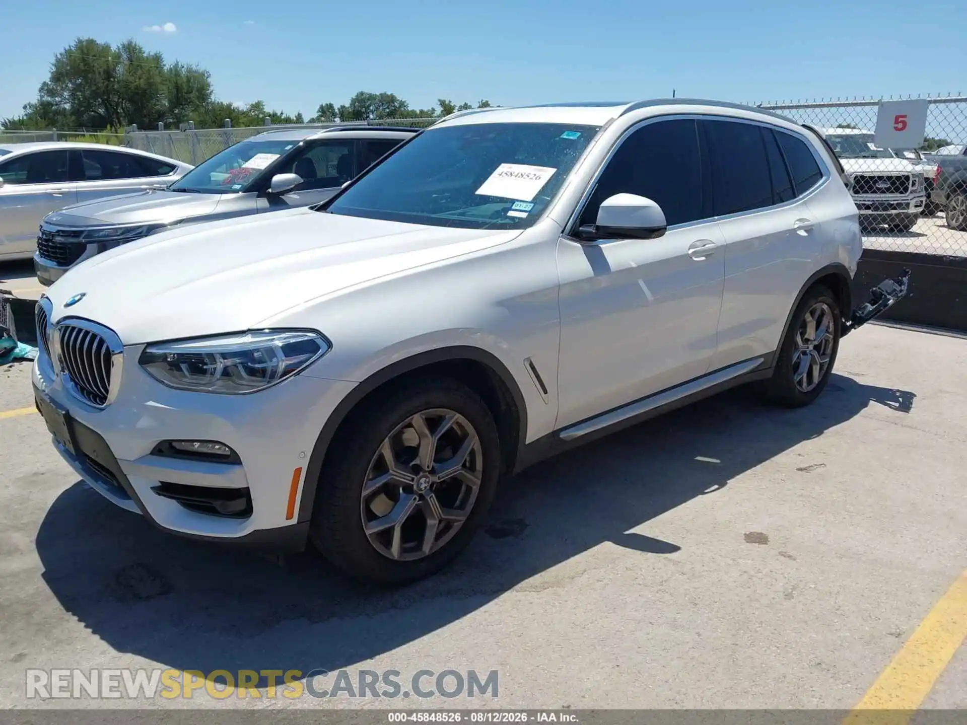 2 Photograph of a damaged car 5UXTY5C03M9F93984 BMW X3 2021