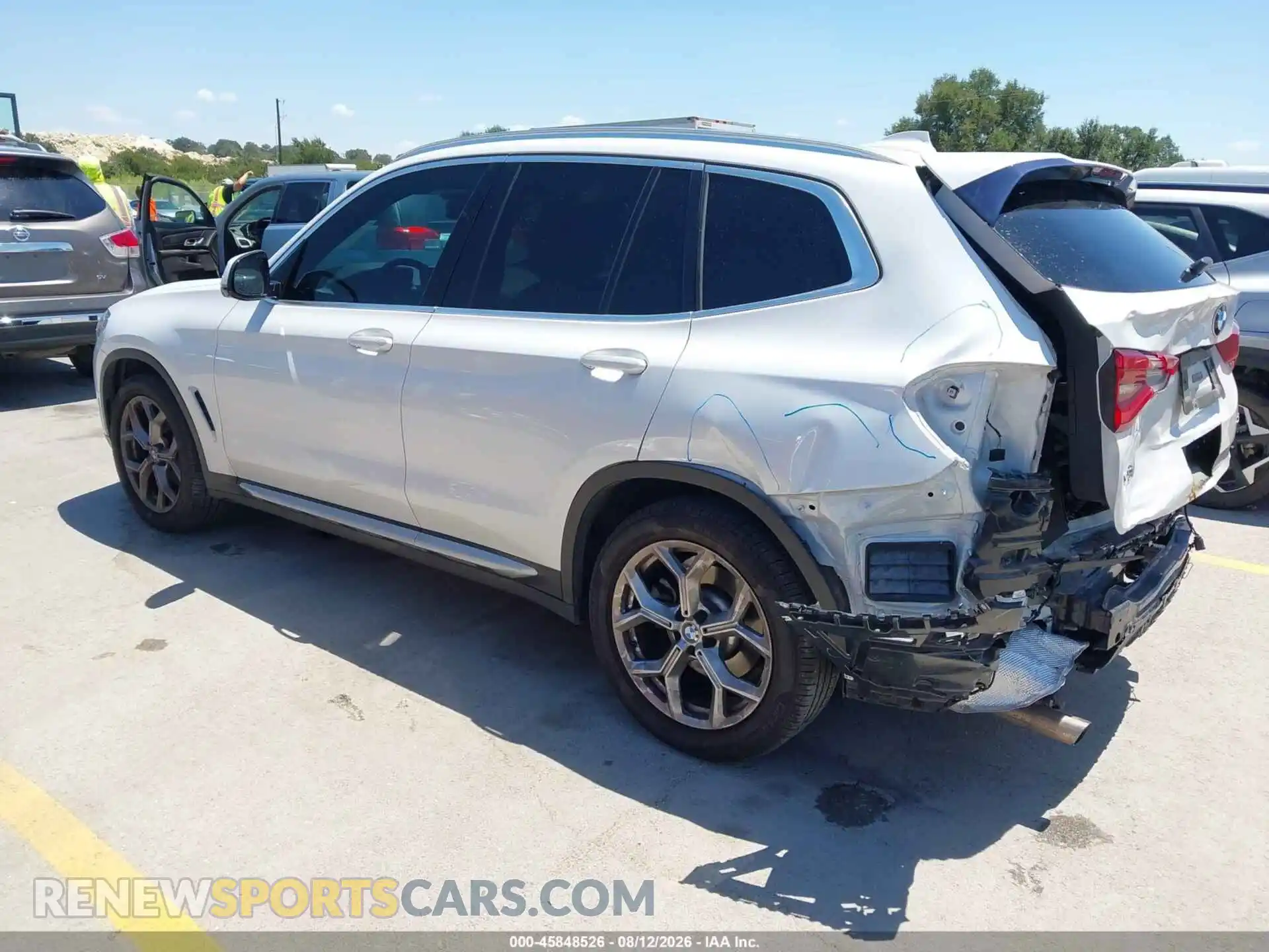 3 Photograph of a damaged car 5UXTY5C03M9F93984 BMW X3 2021