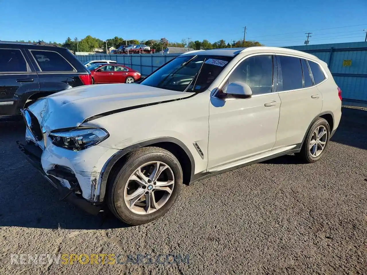 1 Photograph of a damaged car 5UXTY5C03M9G31892 BMW X3 2021