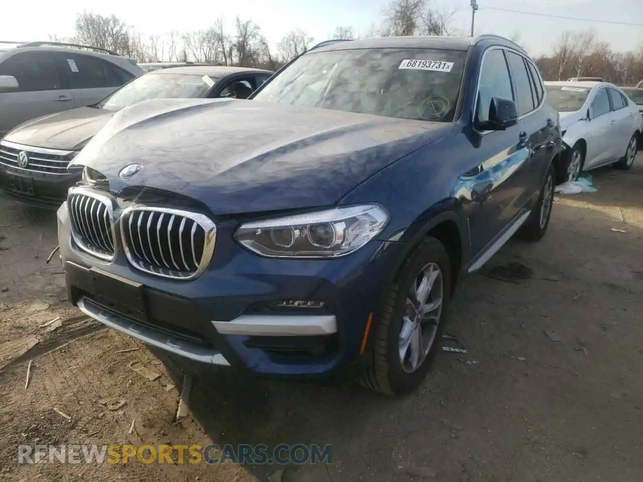 2 Photograph of a damaged car 5UXTY5C03M9G51558 BMW X3 2021