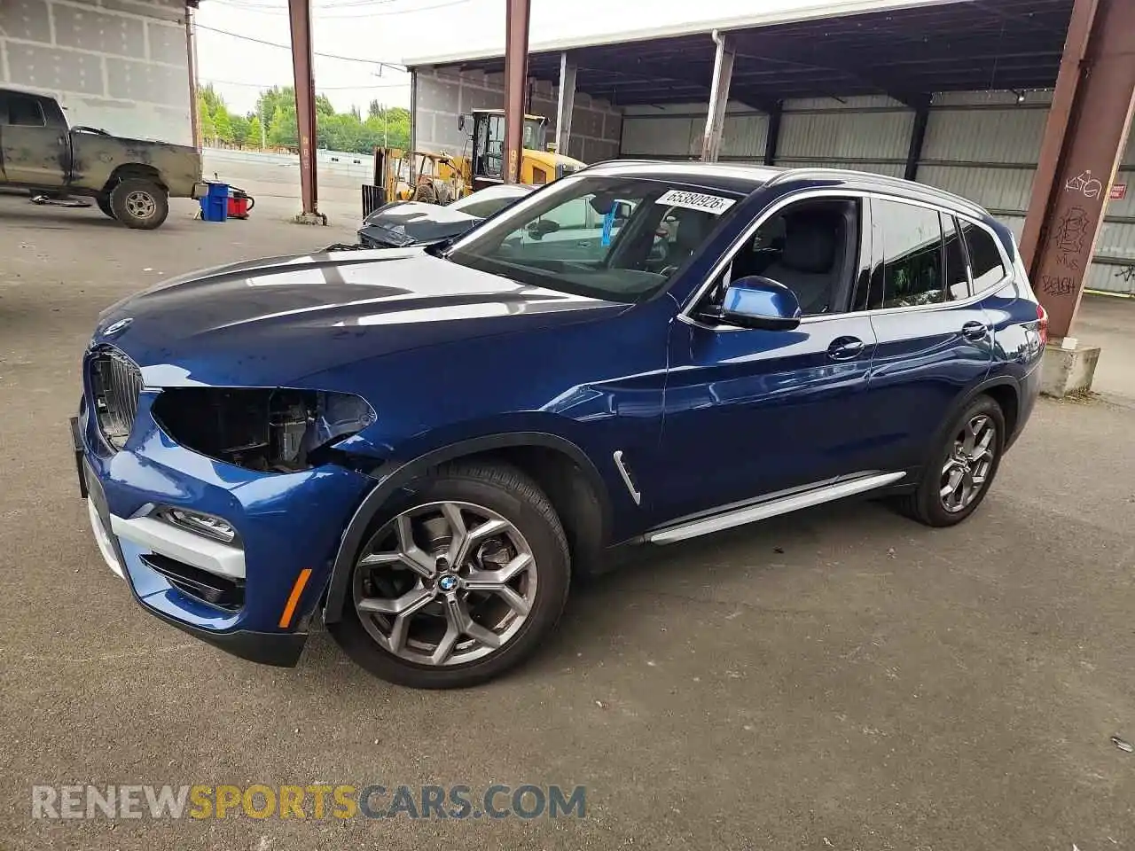 1 Фотография поврежденного автомобиля 5UXTY5C03M9G88643 BMW X3 2021