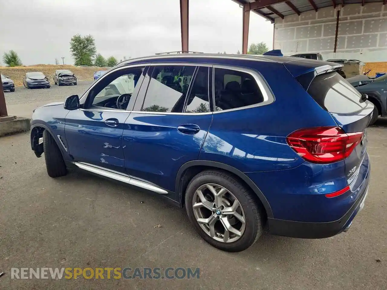 2 Фотография поврежденного автомобиля 5UXTY5C03M9G88643 BMW X3 2021