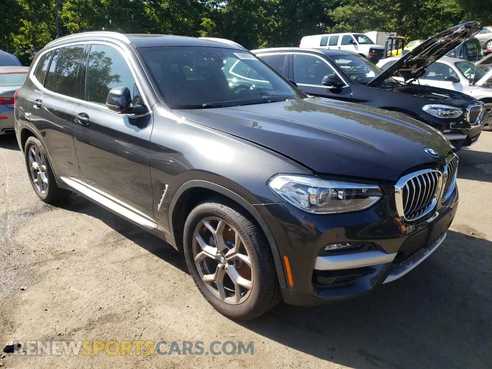 1 Photograph of a damaged car 5UXTY5C03M9H01486 BMW X3 2021