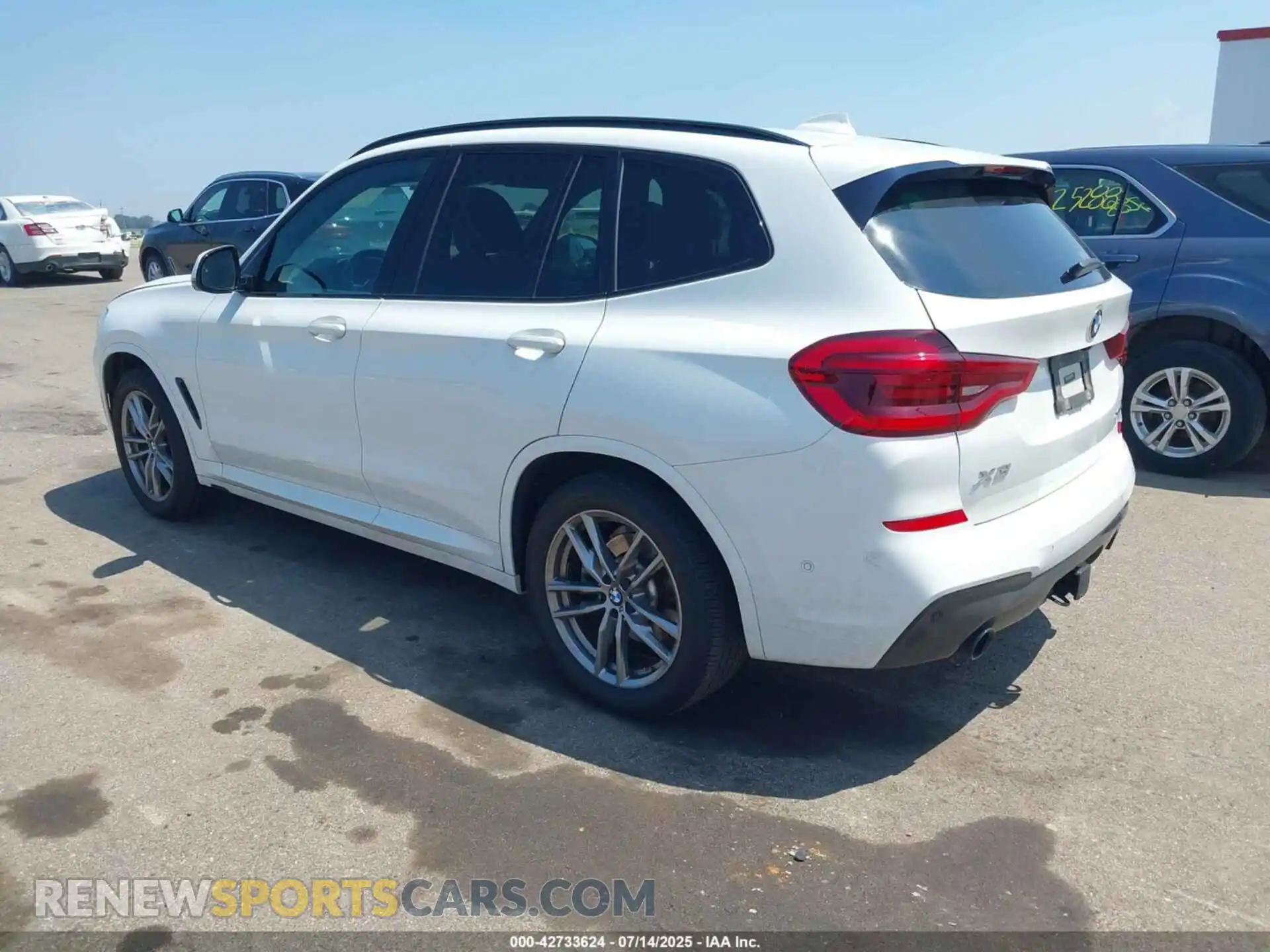 3 Photograph of a damaged car 5UXTY5C04M9D87394 BMW X3 2021