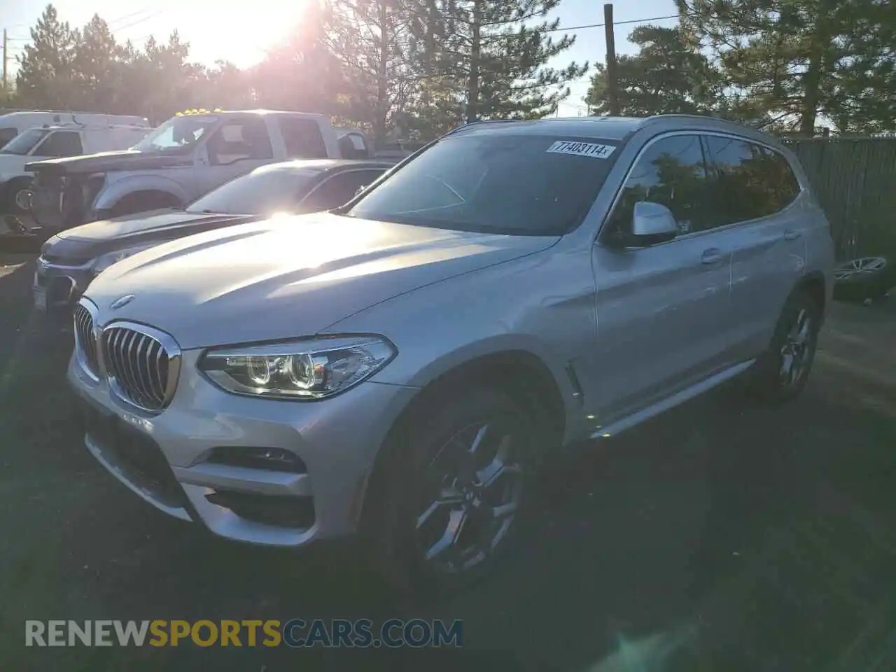 1 Photograph of a damaged car 5UXTY5C04M9E22516 BMW X3 2021