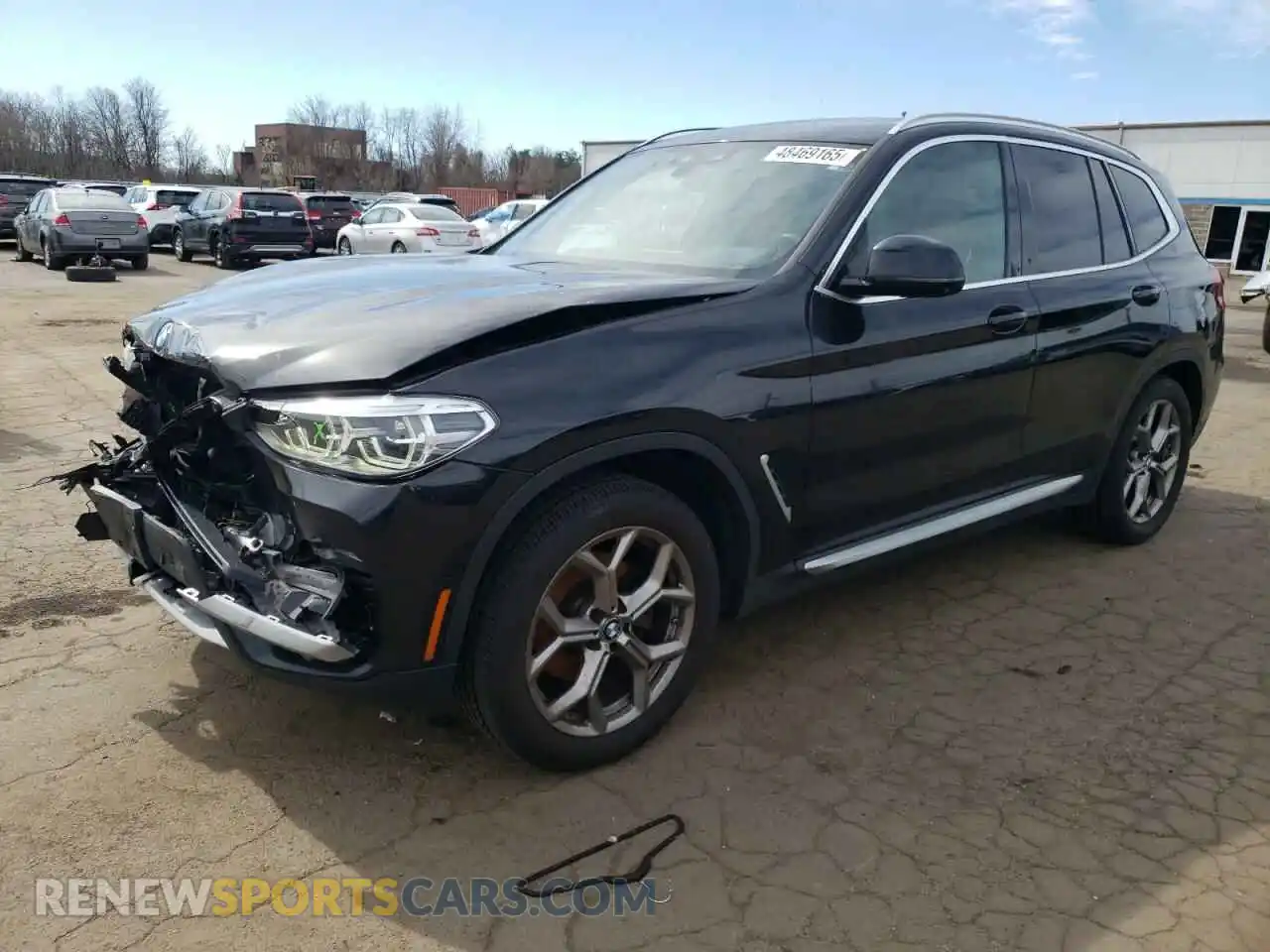 1 Photograph of a damaged car 5UXTY5C04M9E87057 BMW X3 2021