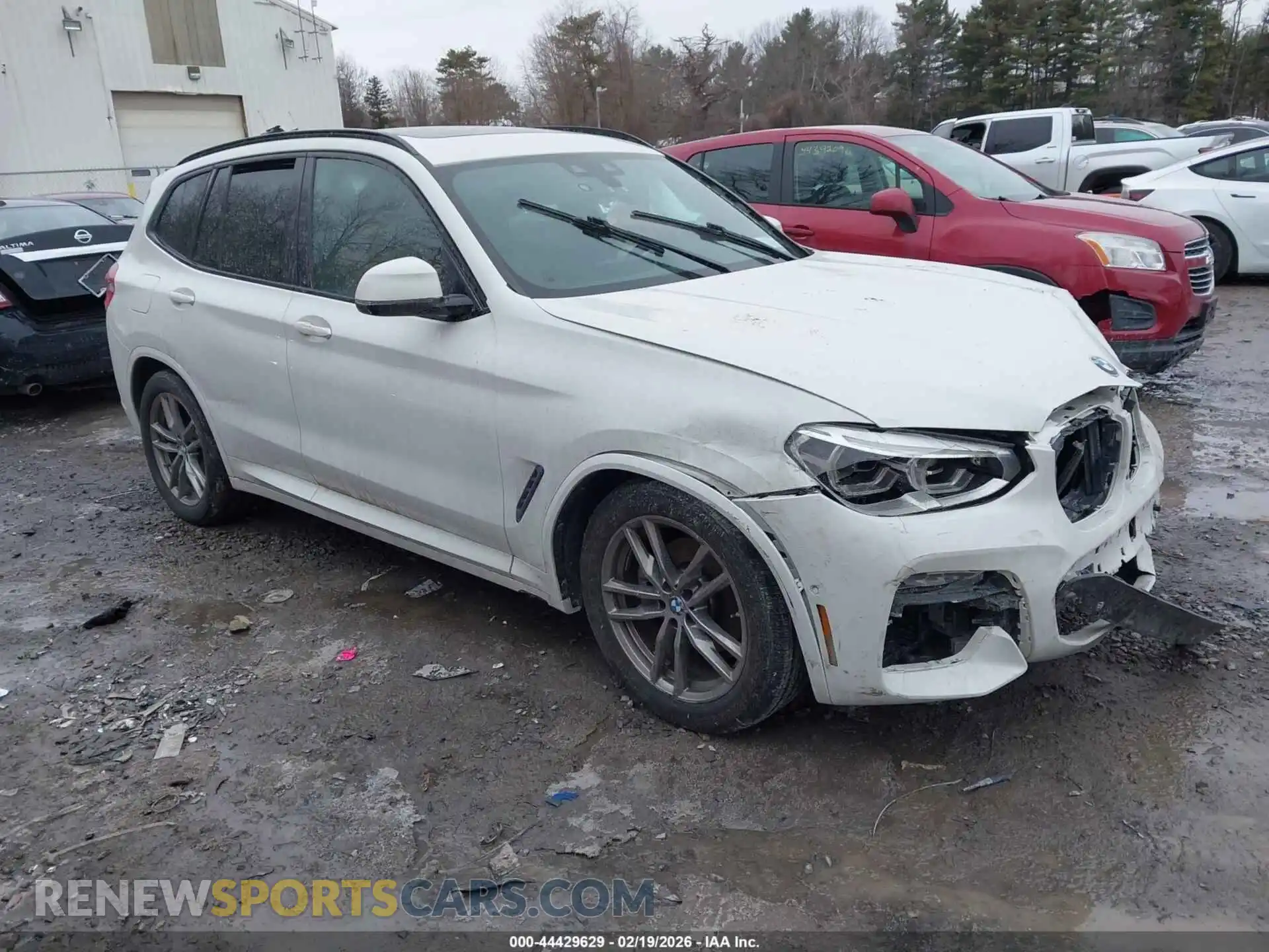 1 Photograph of a damaged car 5UXTY5C04M9F91662 BMW X3 2021