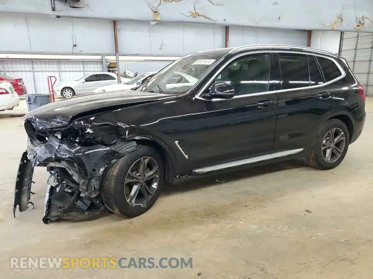 1 Photograph of a damaged car 5UXTY5C04M9G09836 BMW X3 2021