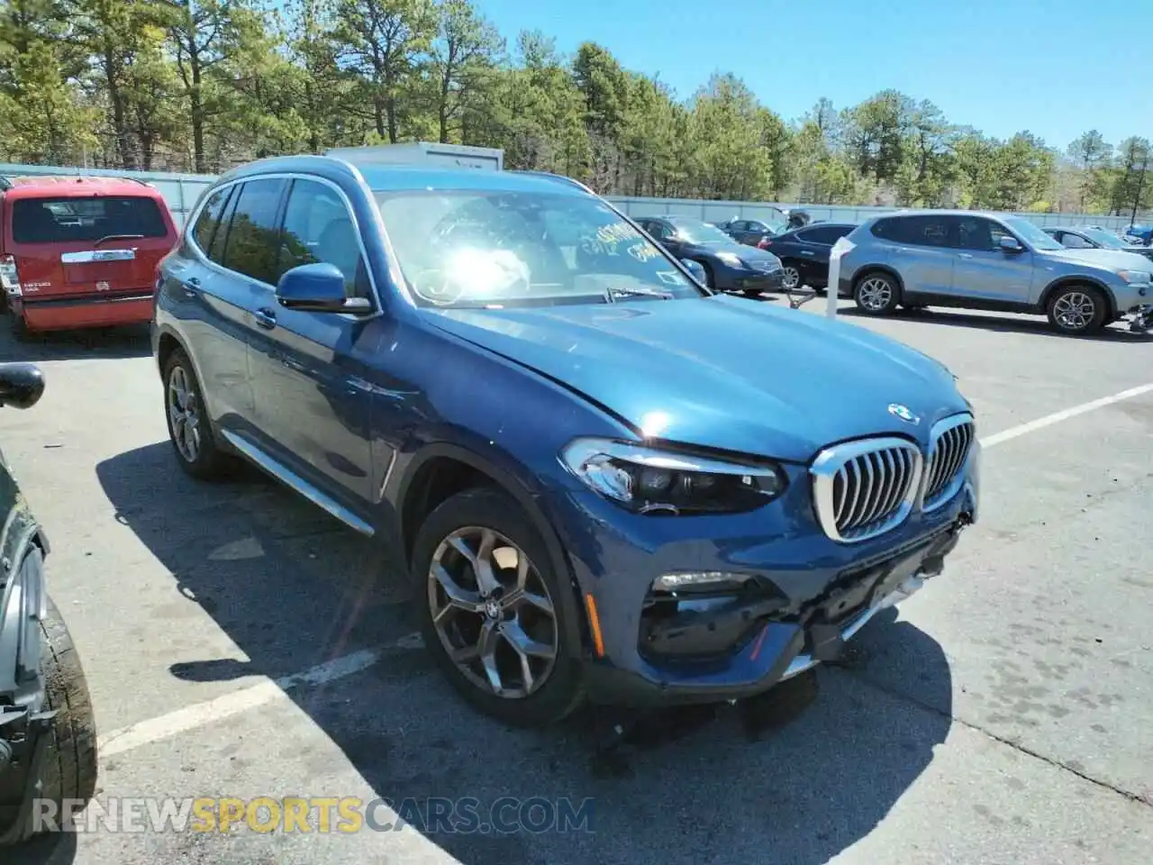 1 fotografías del automóvil dañado 5UXTY5C04M9G76694 BMW X3 2021