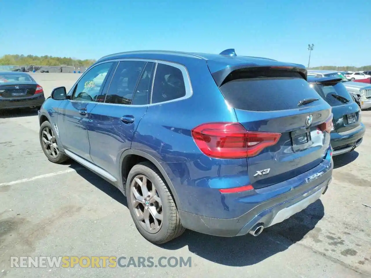 3 fotografías del automóvil dañado 5UXTY5C04M9G76694 BMW X3 2021