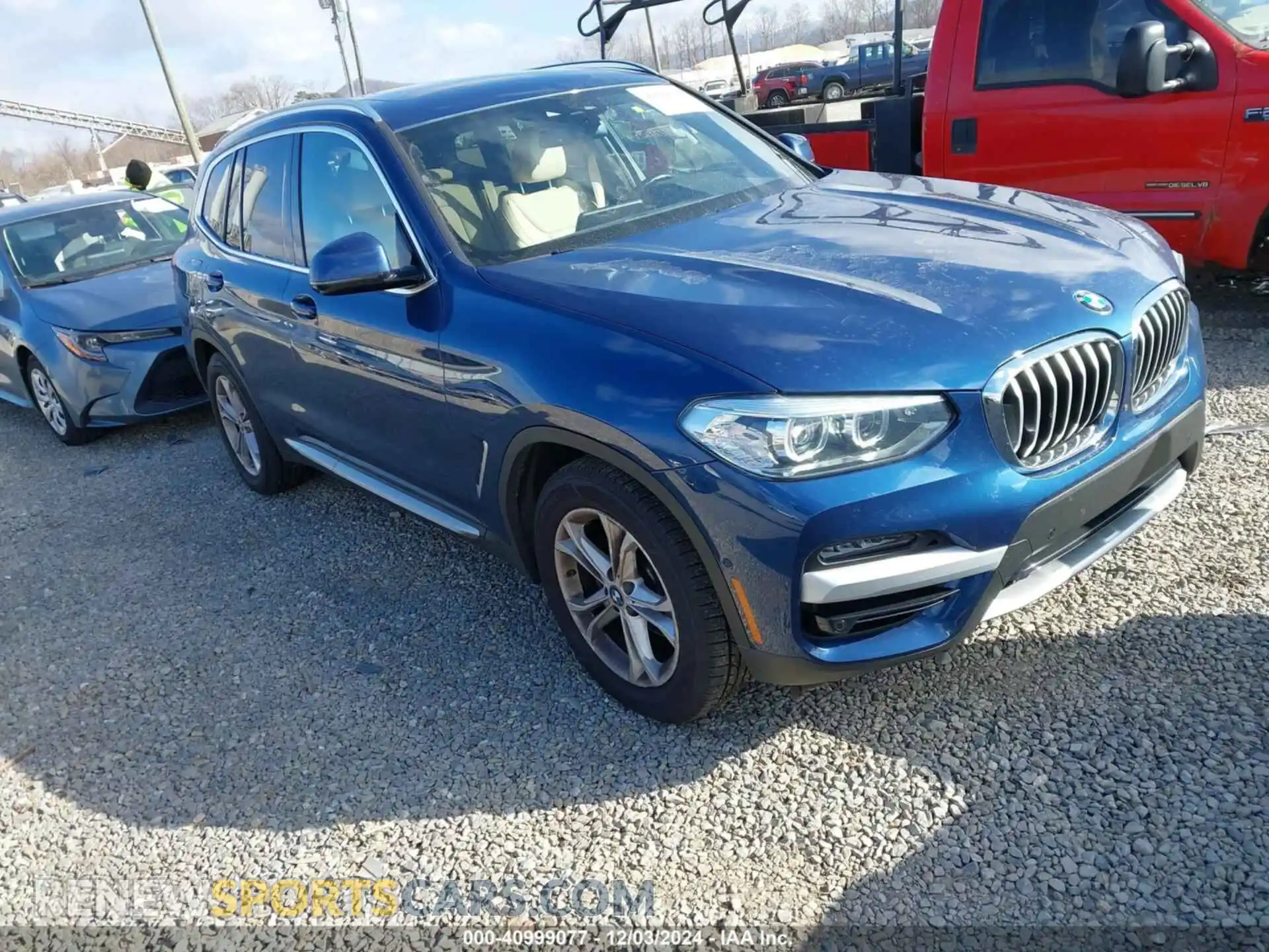 1 fotografías del automóvil dañado 5UXTY5C04M9H20676 BMW X3 2021