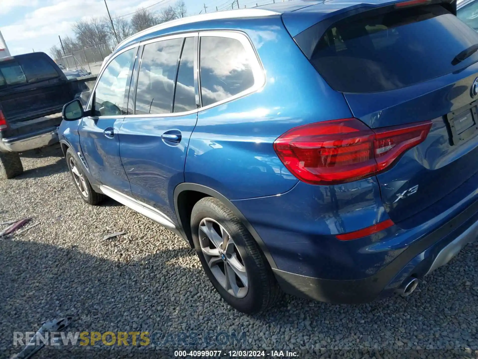 3 fotografías del automóvil dañado 5UXTY5C04M9H20676 BMW X3 2021