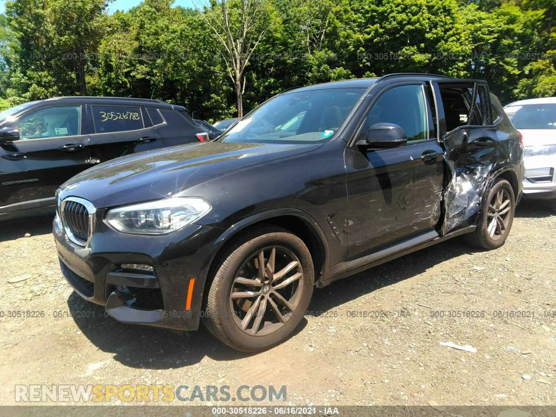 2 Photograph of a damaged car 5UXTY5C05M9D92071 BMW X3 2021