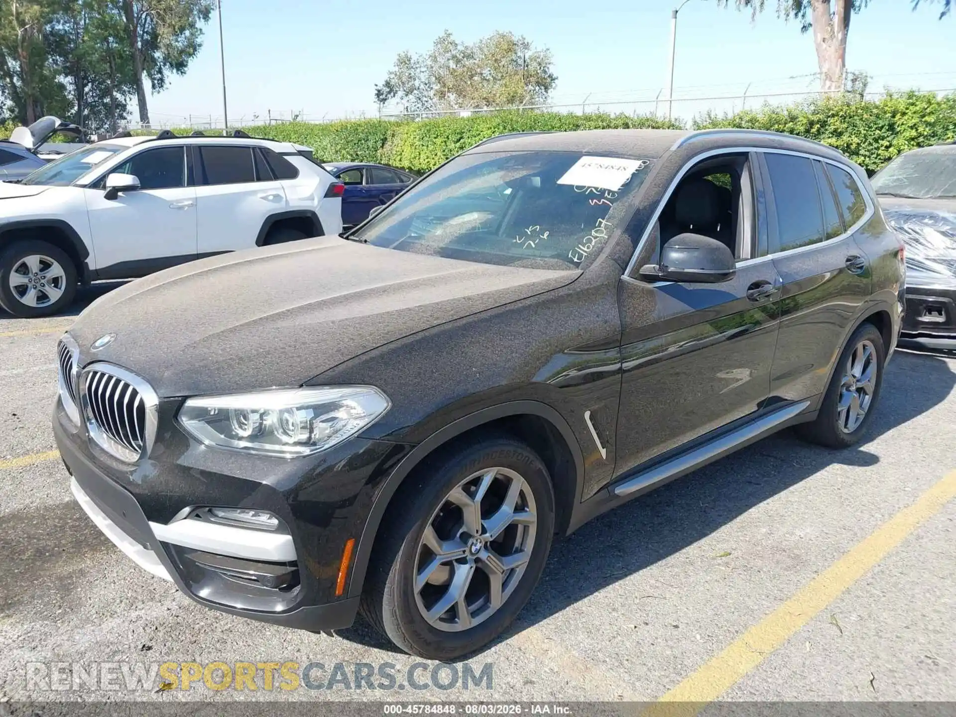 2 Photograph of a damaged car 5UXTY5C05M9E16207 BMW X3 2021