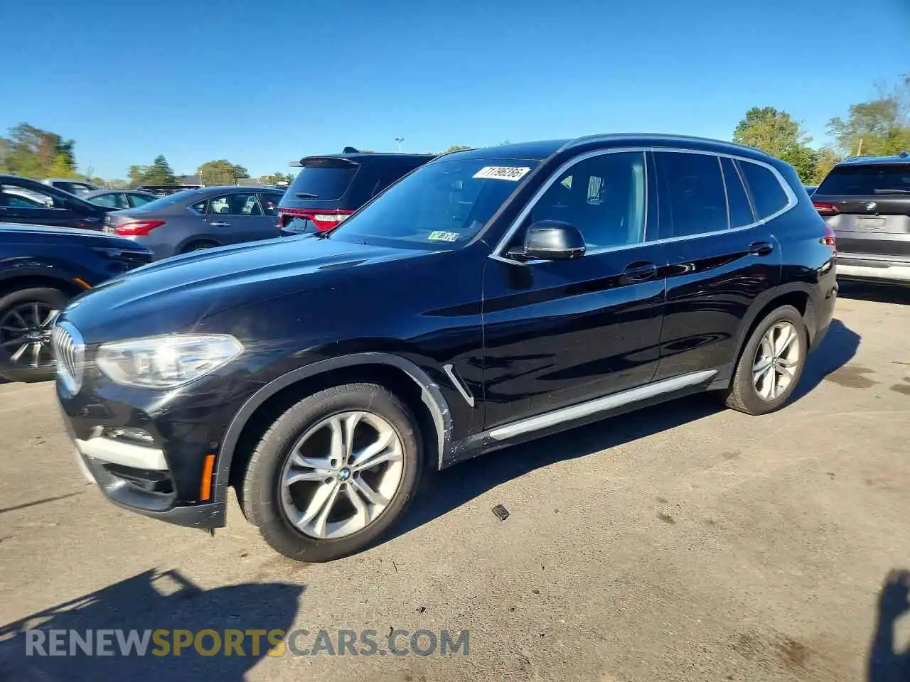 1 Фотография поврежденного автомобиля 5UXTY5C05M9E22332 BMW X3 2021