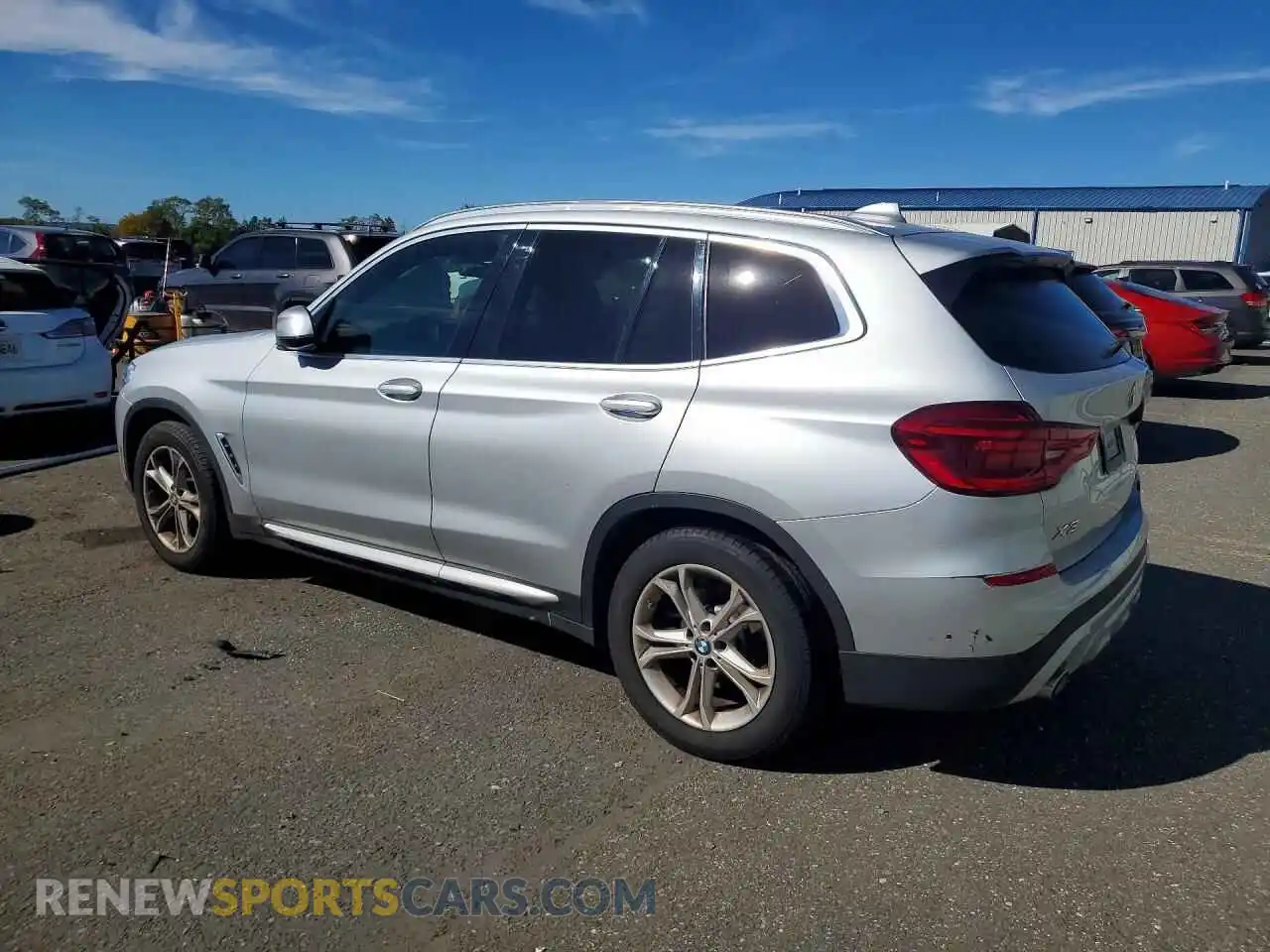 2 fotografías del automóvil dañado 5UXTY5C05M9G26192 BMW X3 2021