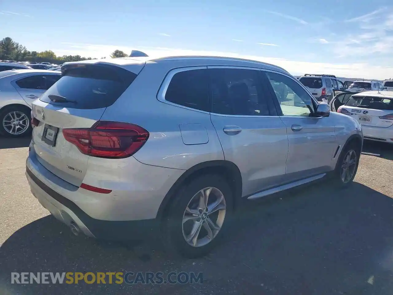 3 fotografías del automóvil dañado 5UXTY5C05M9G26192 BMW X3 2021