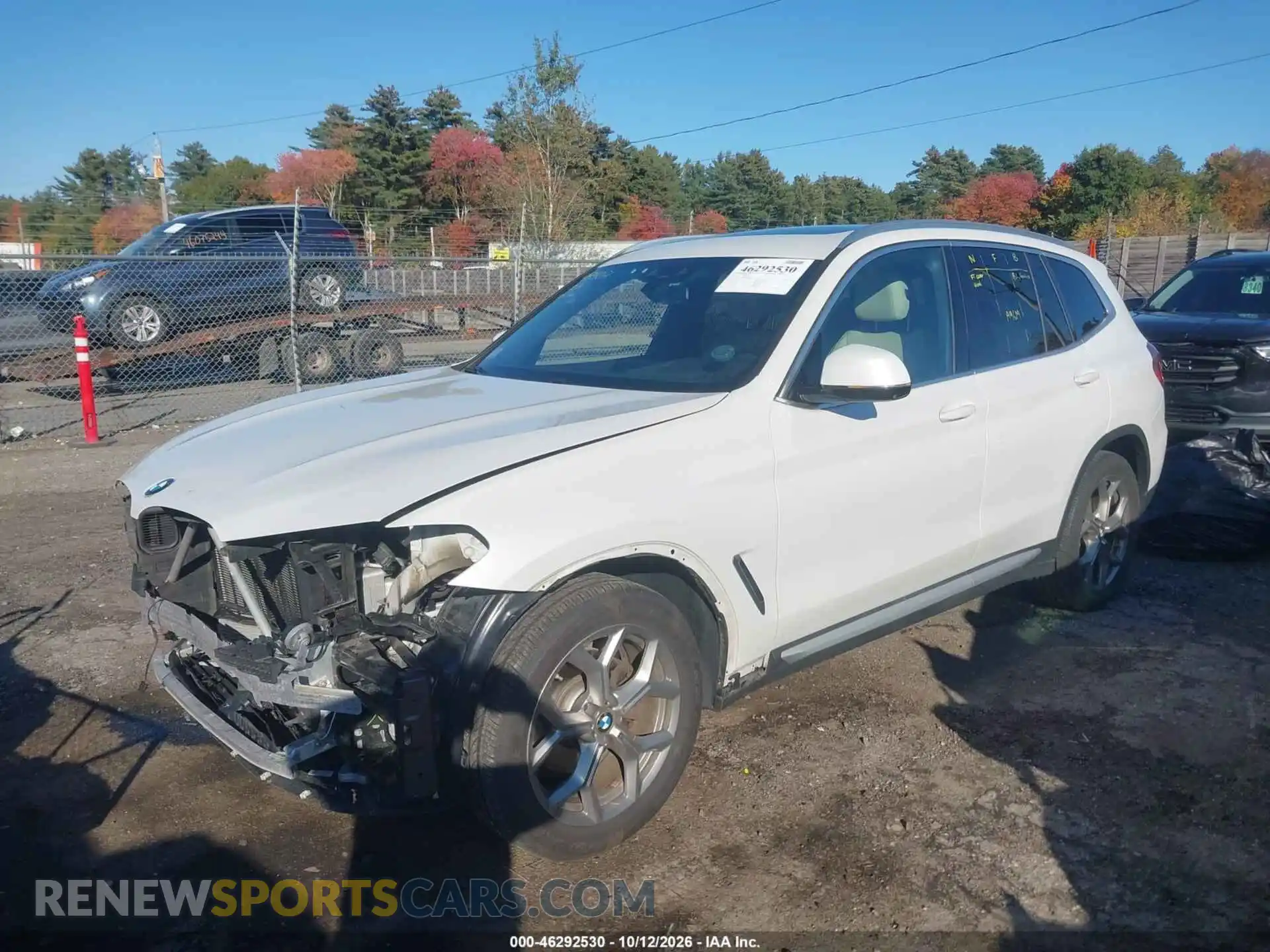 2 Photograph of a damaged car 5UXTY5C05M9G37161 BMW X3 2021