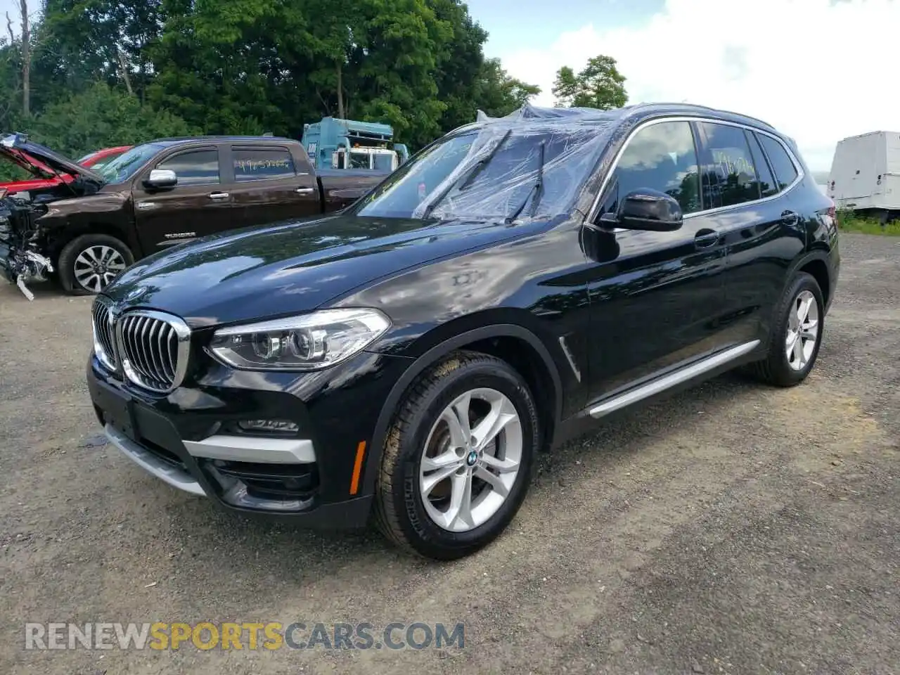 2 Photograph of a damaged car 5UXTY5C05M9H89215 BMW X3 2021