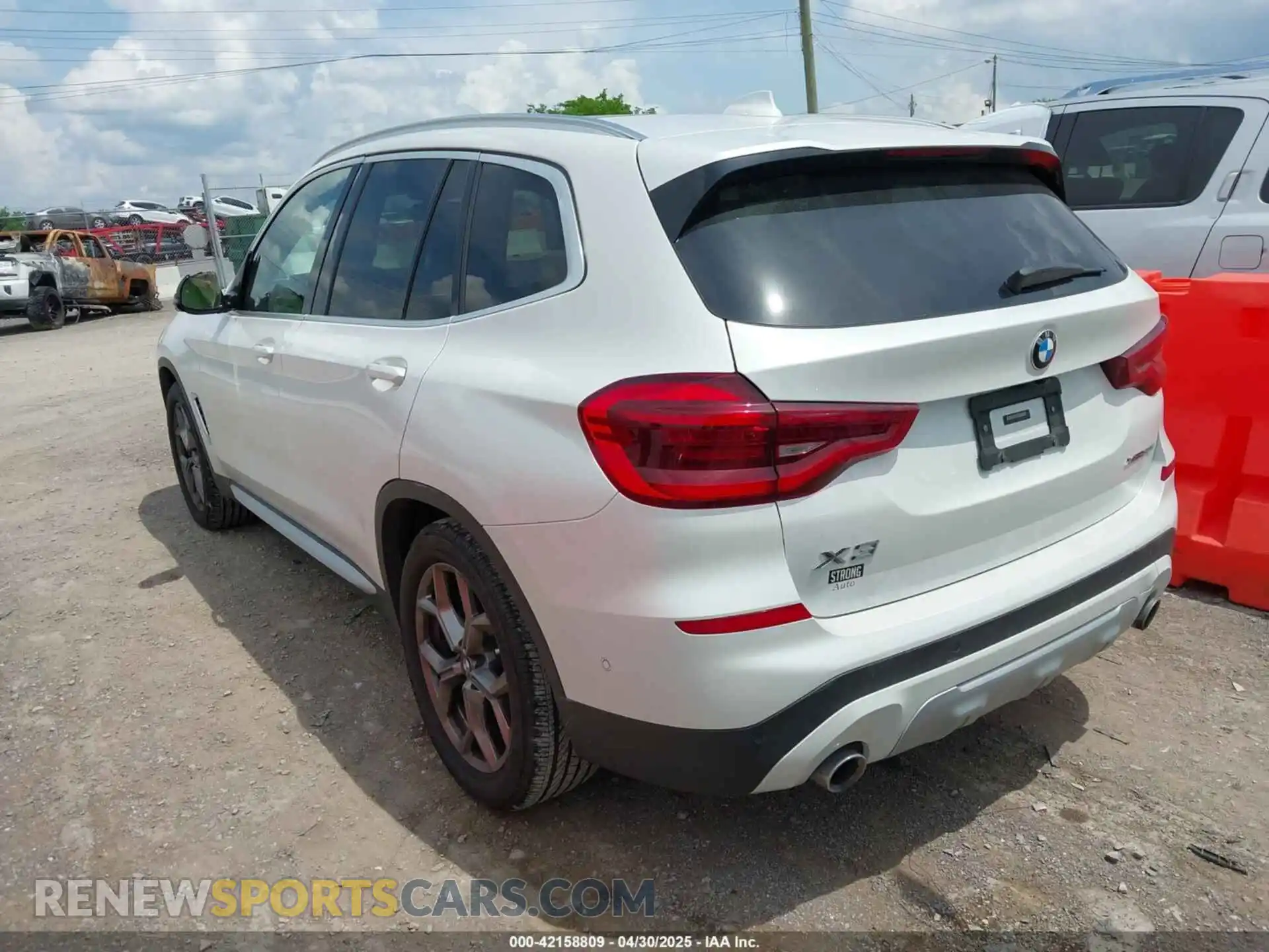 3 fotografías del automóvil dañado 5UXTY5C06M9E21979 BMW X3 2021