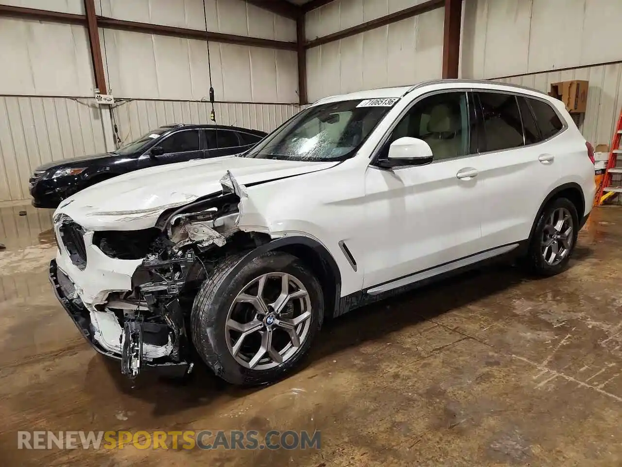 1 fotografías del automóvil dañado 5UXTY5C06M9E36952 BMW X3 2021