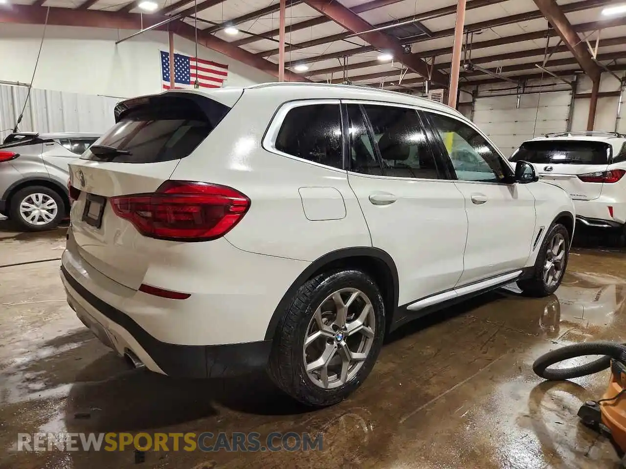 3 fotografías del automóvil dañado 5UXTY5C06M9E36952 BMW X3 2021