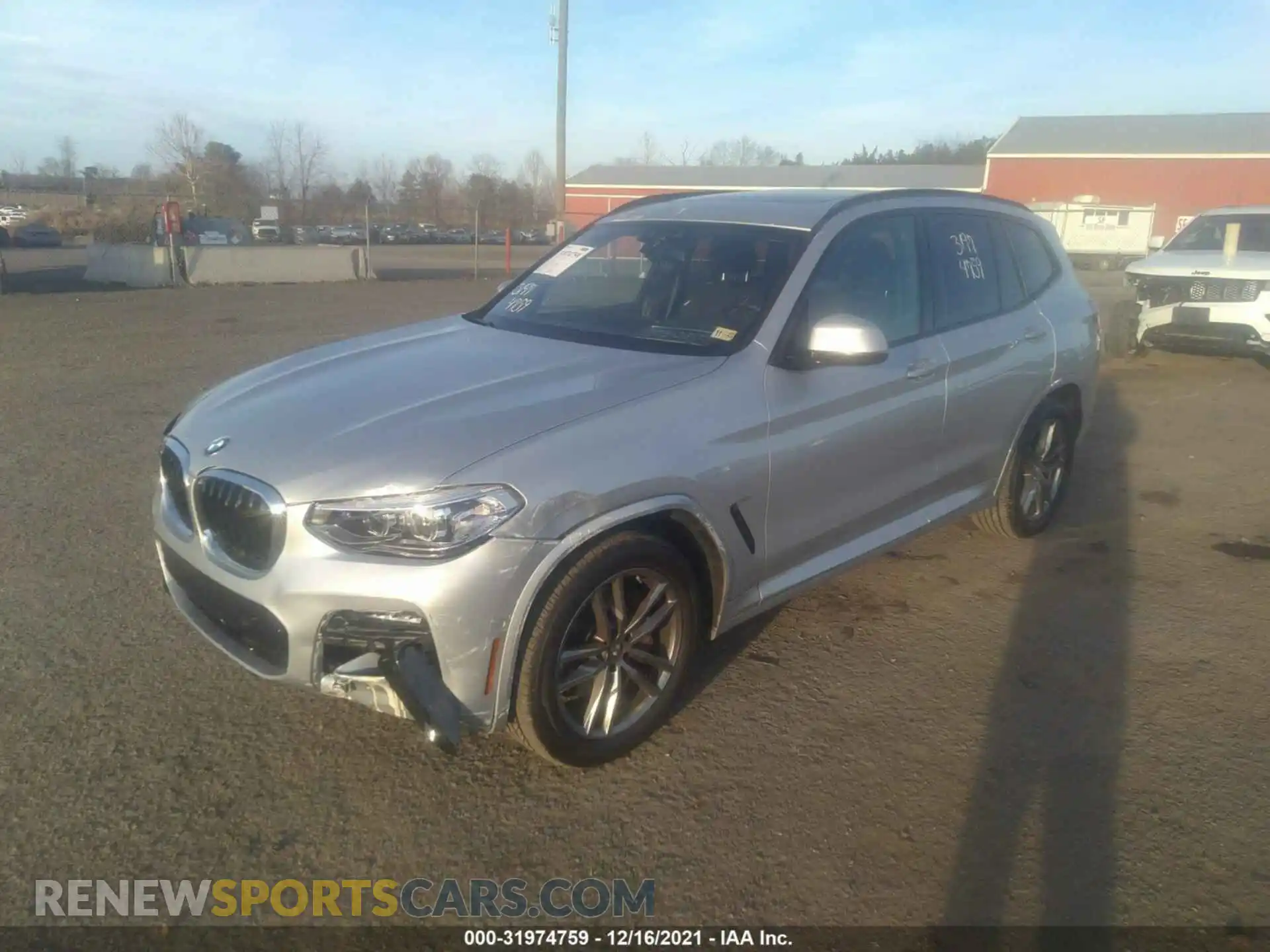 2 Photograph of a damaged car 5UXTY5C06M9E90509 BMW X3 2021