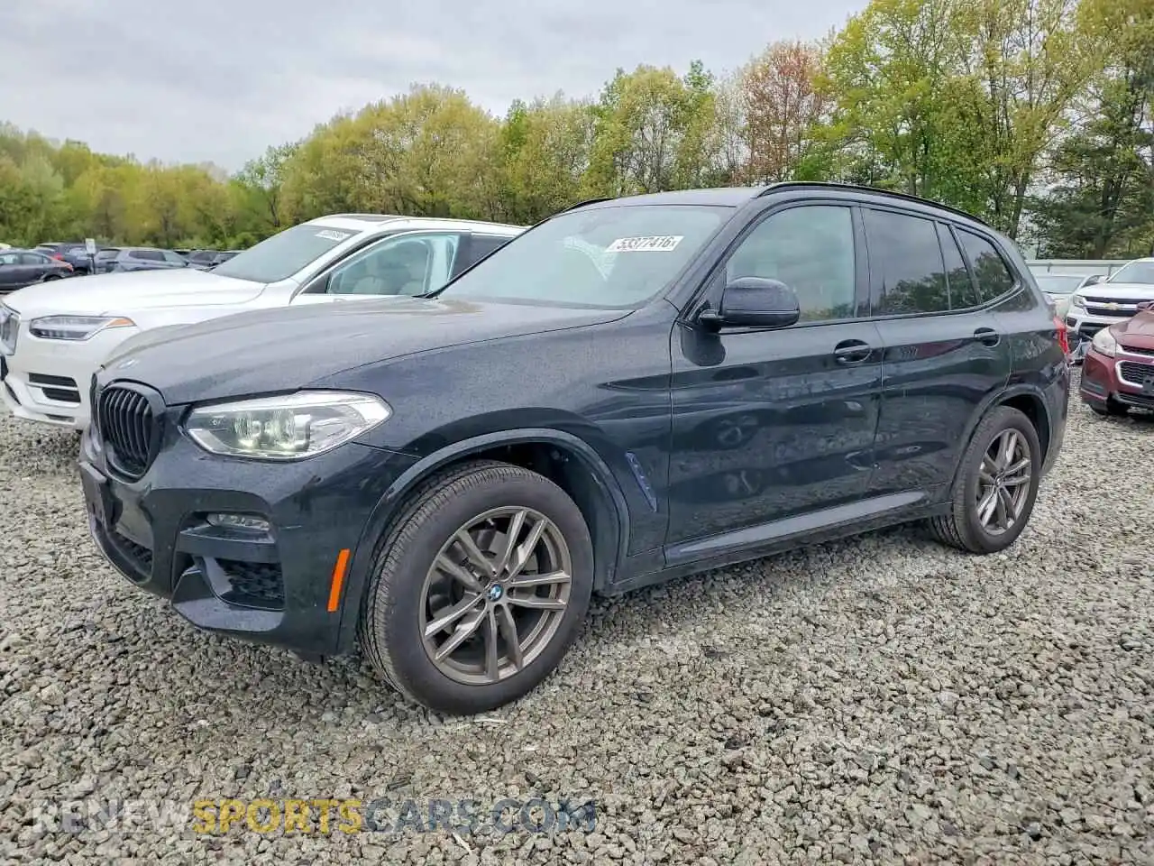 1 Фотография поврежденного автомобиля 5UXTY5C06M9F37408 BMW X3 2021