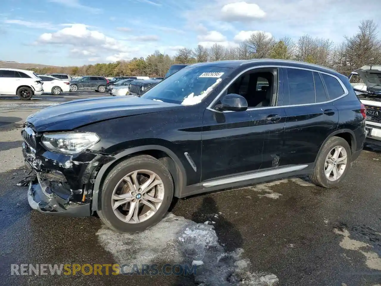 1 Photograph of a damaged car 5UXTY5C06M9F41491 BMW X3 2021