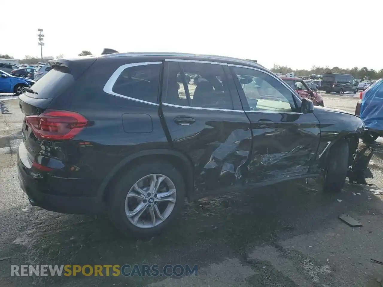 3 Photograph of a damaged car 5UXTY5C06M9F41491 BMW X3 2021