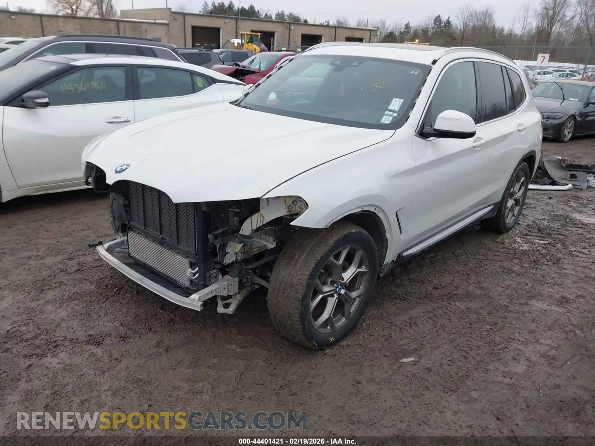 2 Photograph of a damaged car 5UXTY5C06M9G26654 BMW X3 2021