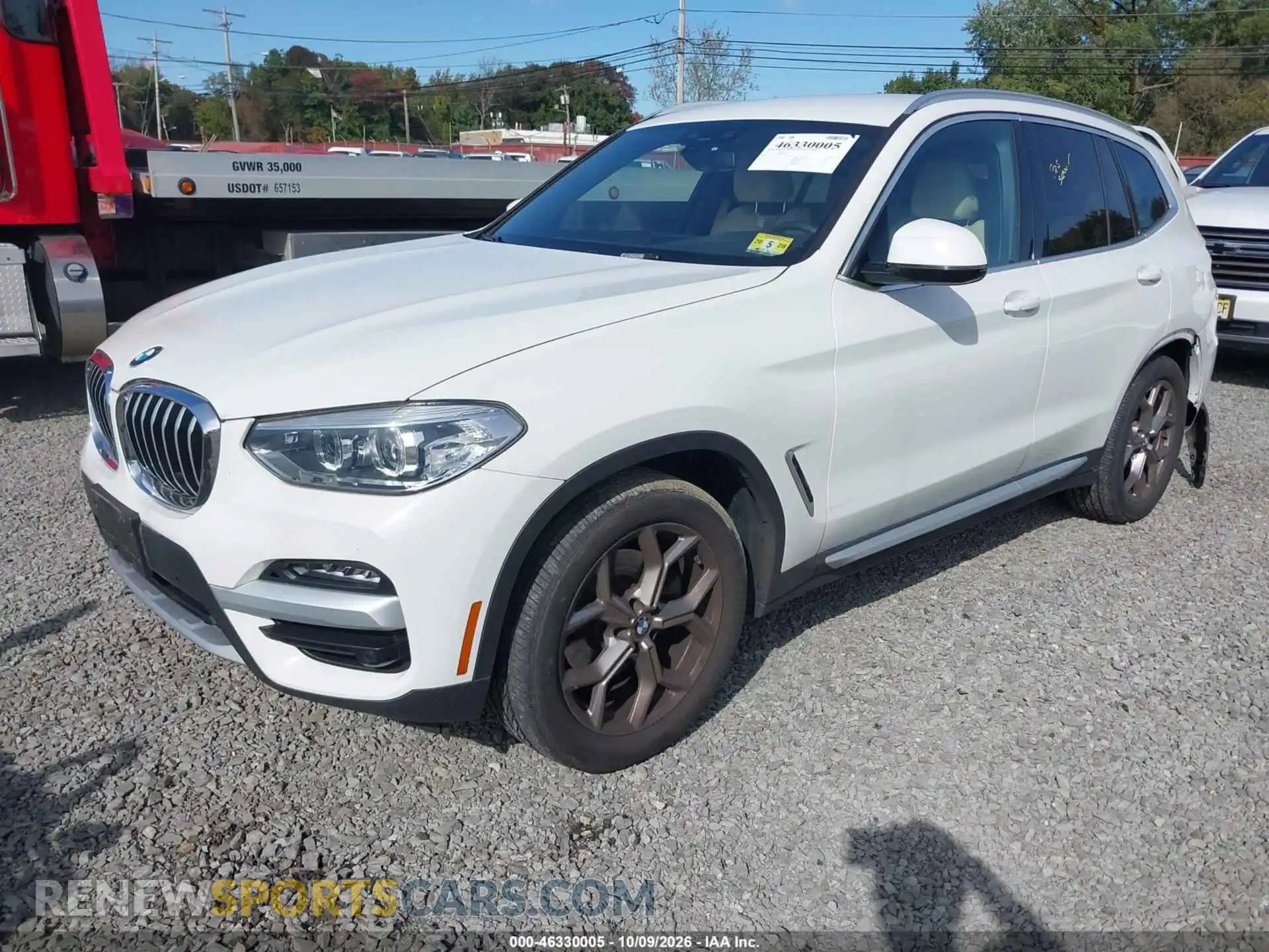 2 fotografías del automóvil dañado 5UXTY5C06M9G67611 BMW X3 2021