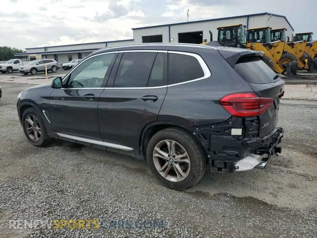 2 fotografías del automóvil dañado 5UXTY5C06M9H87005 BMW X3 2021