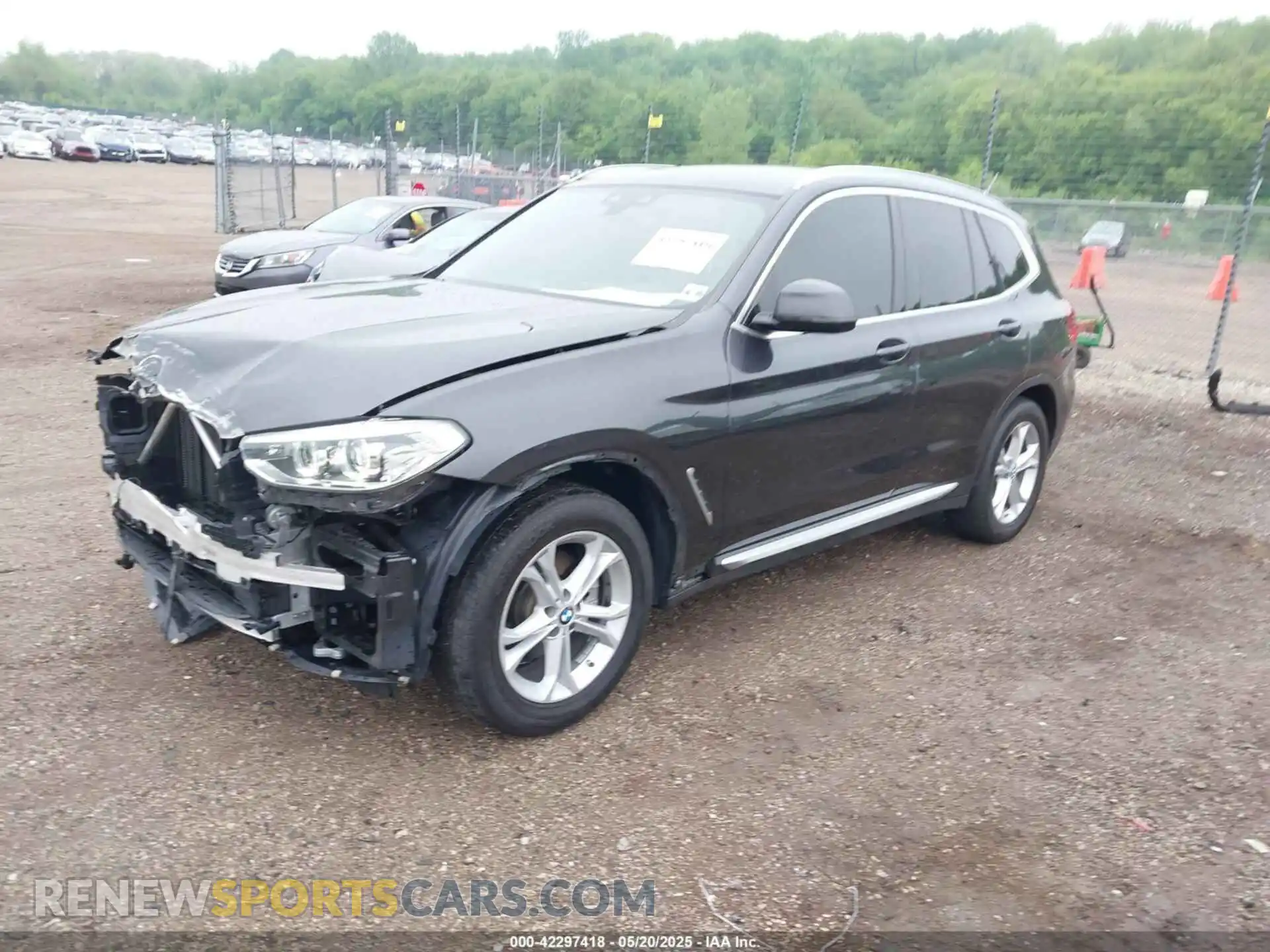 2 Photograph of a damaged car 5UXTY5C07M9D96607 BMW X3 2021