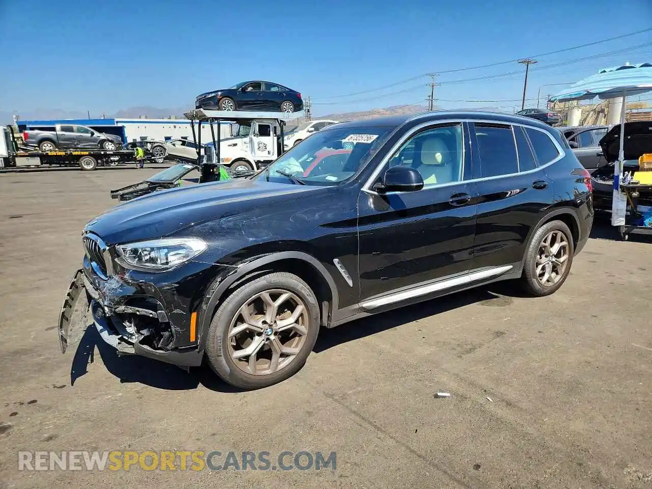 1 Фотография поврежденного автомобиля 5UXTY5C07M9E14667 BMW X3 2021