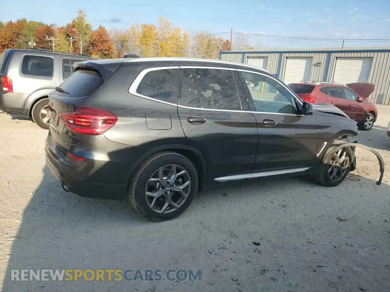 3 Photograph of a damaged car 5UXTY5C07M9E96593 BMW X3 2021