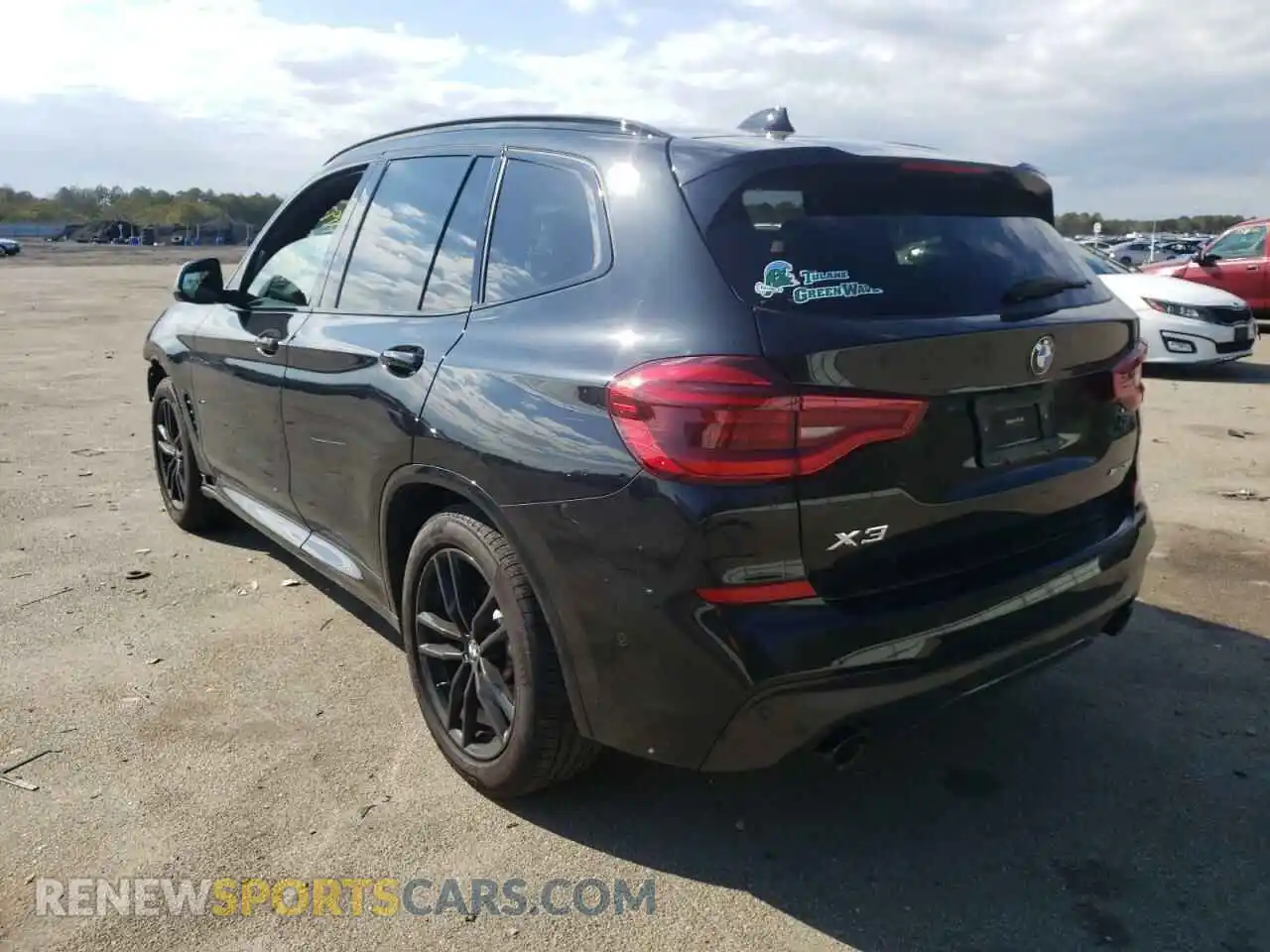 3 Photograph of a damaged car 5UXTY5C07M9F31004 BMW X3 2021