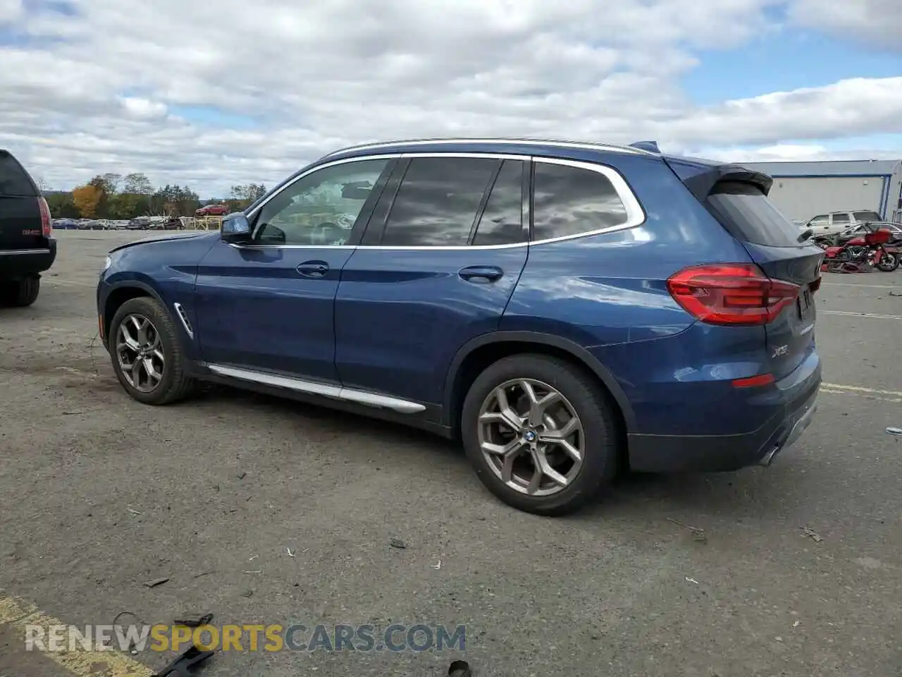 2 fotografías del automóvil dañado 5UXTY5C07M9H40467 BMW X3 2021