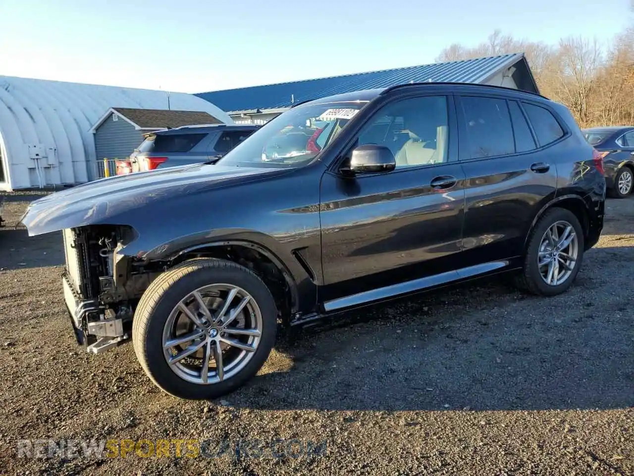 1 Фотография поврежденного автомобиля 5UXTY5C07M9H51484 BMW X3 2021