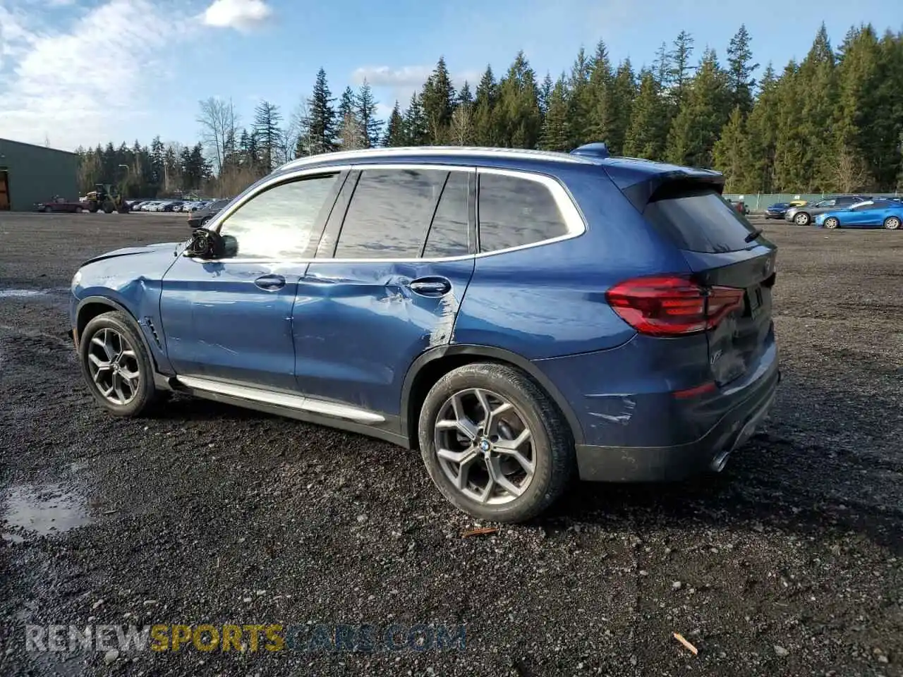 2 Photograph of a damaged car 5UXTY5C08M9D85048 BMW X3 2021