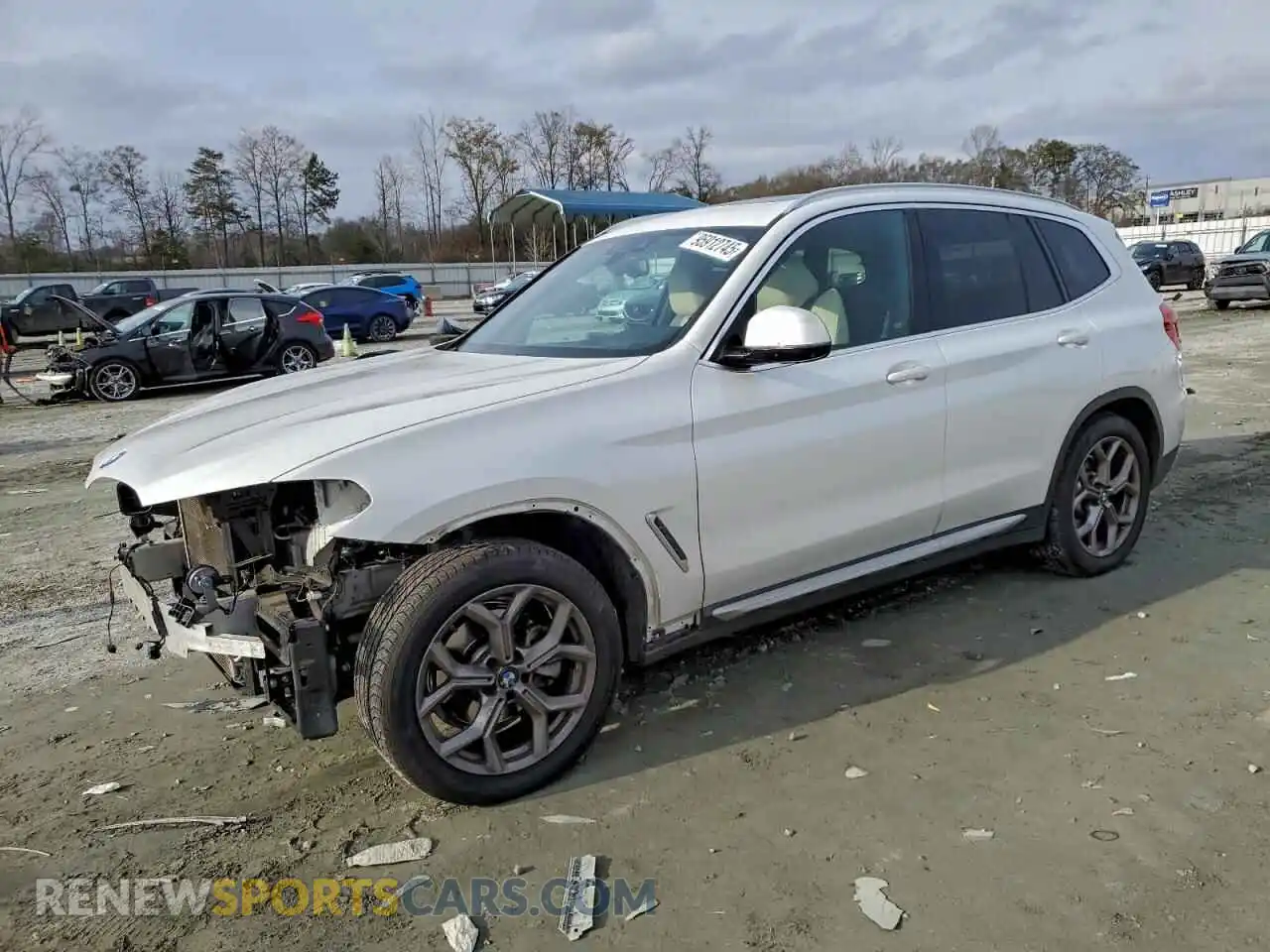1 Photograph of a damaged car 5UXTY5C08M9E16816 BMW X3 2021